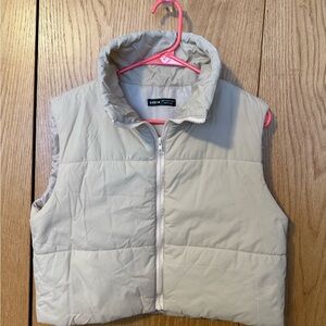 SHEIN Beige Puffer Vest